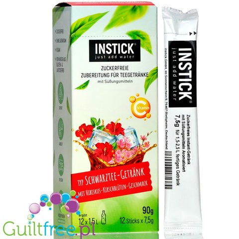 InStick Black Tea Hibiscus & Cherry Blossom - rozpuszczalna saszetka smakowa do napoi bez cukru, Herbata, Wiśnia & Hibiskus by INSTICK (instick-black-tea-hibiscus-cherry-blossom-rozpuszczalna-saszetka-smakowa-do-napoi-bez-cukru-herbata-wisnia-hibiskus)