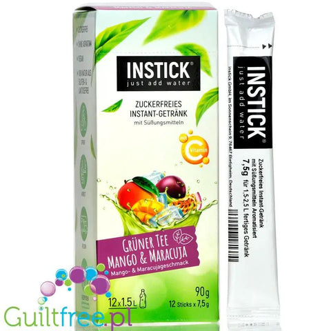 InStick Green Tea Mango & Passionfruit - saszetka smakowa instant do napoi bez cukrunZielona Herbata, Mango & Marakuja by INSTICK (instick-green-tea-mango-passionfruit-saszetka-smakowa-instant-do-napoi-bez-cukrunzielona-herbata-mango-marakuja)