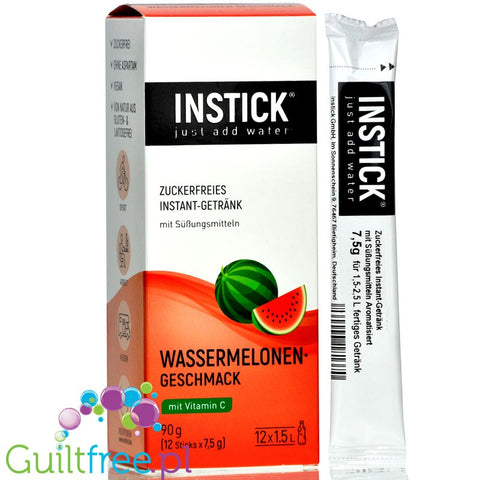 InStick Watermelon - rozpuszczalna saszetka smakowa do napoi bez cukru, Arbuz by INSTICK (instick-watermelon-rozpuszczalna-saszetka-smakowa-do-napoi-bez-cukru-arbuz)