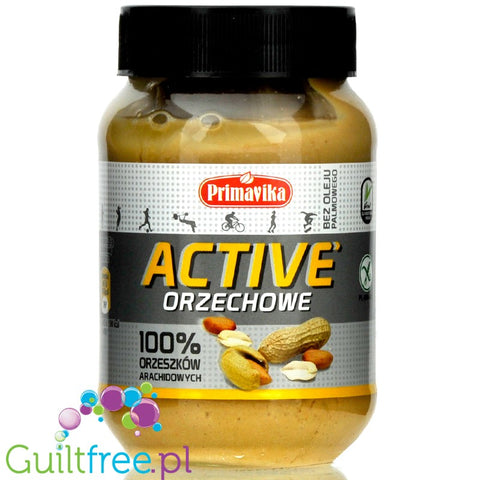 Primavika Active masło orzechowe 100% bez oleju palmowego by Primavika (primavika-active-maslo-orzechowe-100)