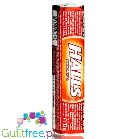 Halls Fresa - cukierki truskawkowe bez cukru by Halls (halls-fresa-cukierki-truskawkowe-bez-cukru)