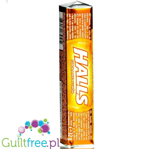 Halls Honey & Lemon - cukierki miodowo-cytrynowe bez cukru by Halls (halls-honey-lemon-cukierki-miodowo-cytrynowe-bez-cukru)
