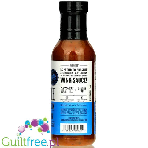 G. Hughes Wing Sauce, Caribbean Jerk - łagodny sos do skrzydełek z kurczaka bez cukru by G.Hughes Smokehouse (g-hughes-smokehouse-sugar-free-wing-sauce-caribbean-jerk-mild)
