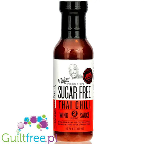 G. Hughes Wing Sauce, Thai Chili - średnio ostry sos do skrzydełek z kurczaka bez cukru by G.Hughes Smokehouse (g-hughes-smokehouse-sugar-free-wing-sauce-thai-chili-medium)