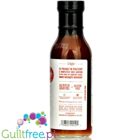 G. Hughes Smoky Mesquite Marinade 5kcal - wędzona marynata do mięs, bez cukru i glutenu by G.Hughes Smokehouse (g-hughes-smoky-mesquite-marinade-5kcal-wedzona-marynata-do-mies-bez-cukru-i-glutenu)