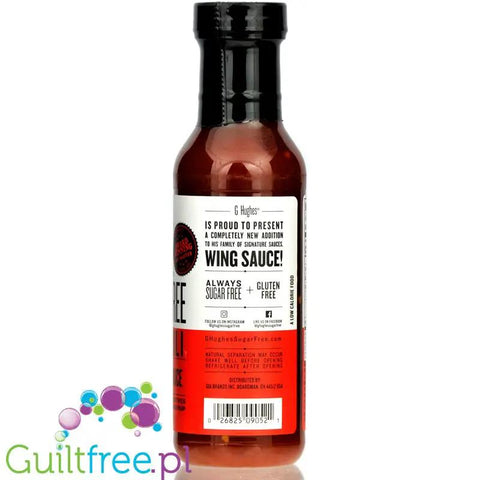 G. Hughes Wing Sauce, Thai Chili - średnio ostry sos do skrzydełek z kurczaka bez cukru by G.Hughes Smokehouse (g-hughes-smokehouse-sugar-free-wing-sauce-thai-chili-medium)