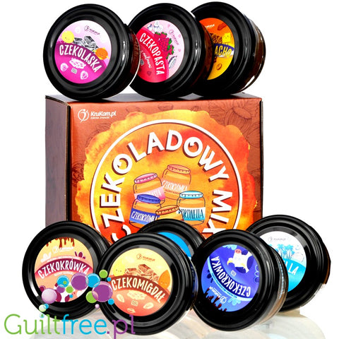 Krukam Sampler Box - zestaw past Czekoladowy Mix 8 x 30 g by KruKam (krukam-sampler-box-zestaw-past-czekoladowy-mix-8-x-30-g)
