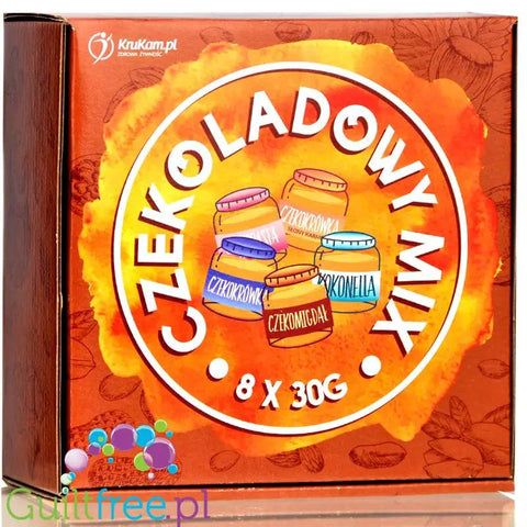 Krukam Sampler Box - zestaw past Czekoladowy Mix 8 x 30 g by KruKam (krukam-sampler-box-zestaw-past-czekoladowy-mix-8-x-30-g)
