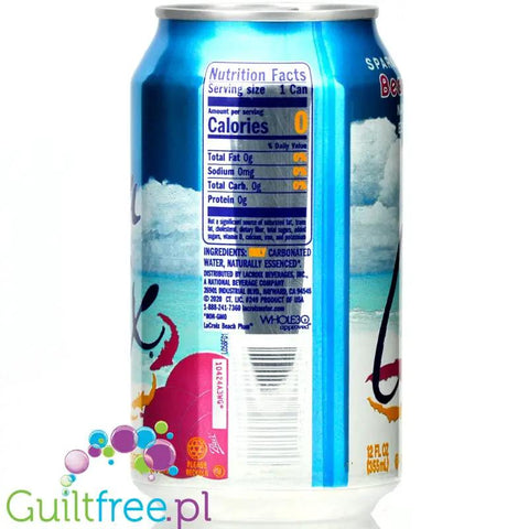 La Croix Beach Plum Sparkling Water, sugar & sweeteners free, zero calories