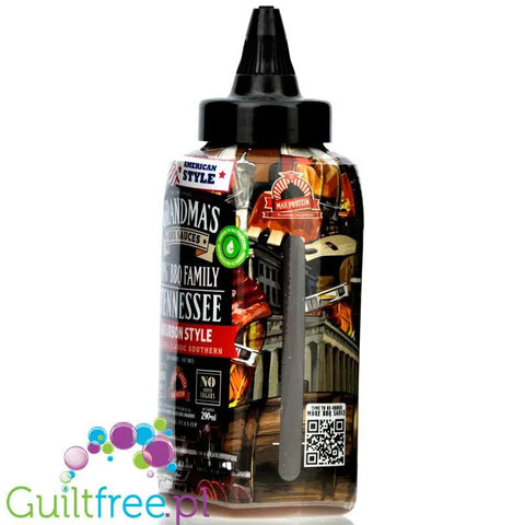 Max Protein BBQ Tennessee Bourbon - klasyczny sos BBQ bez dodatku cukru 20kcal by MAX Protein® (max-protein-salsa-tennessee-bbq-bourbon)