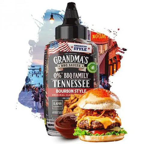 Max Protein BBQ Tennessee Bourbon - klasyczny sos BBQ bez dodatku cukru 20kcal by MAX Protein® (max-protein-salsa-tennessee-bbq-bourbon)