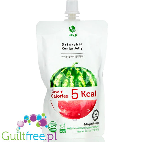 Jelly.B Konjac Jelly, Watermelon - wegańska galaretka do picia 5kcal, Arbuz by Jelly.B Konjac Jelly (jellyb-konjac-jelly-watermelon-koreanska-galaretka-do-picia-6kcal-arbuz)