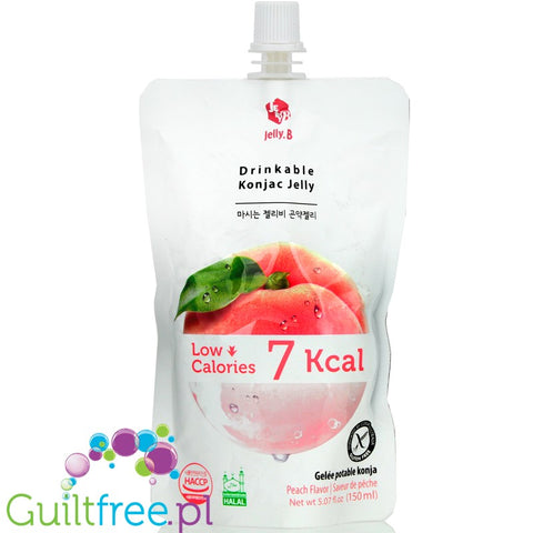 Jelly.B Konjac Jelly, Peach - koreańska galaretka do picia 7kcal, Brzoskwinia by Jelly.B Konjac Jelly (jellyb-konjac-jelly-peach-koreanska-galaretka-do-picia-6kcal-brzoskwinia)