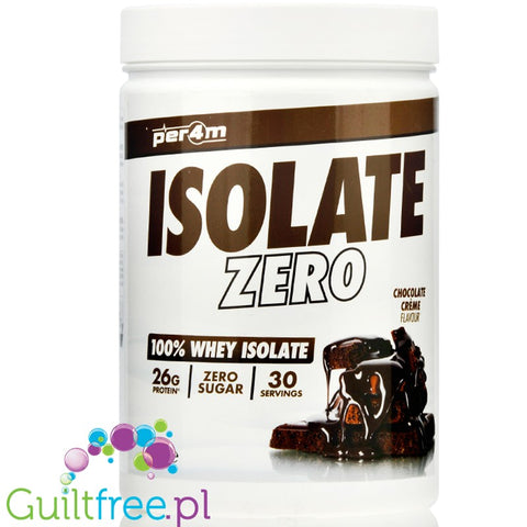 Per4m Isolate Zero Chocolate Crème - 100% WPI, 26g białka & 109kcal by per4m® (per4m-isolate-zero-chocolate-creme-100-wpi-26g-bialka-109kcal)