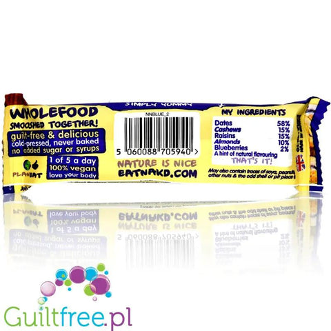 Nakd Blueberry Muffin Bar - wegański baton nerkowcowo-daktylowy z borówkami by Nakd (nakd-blueberry-muffin-bar-weganski-baton-nerkowcowo-daktylowy-z-borowkami)