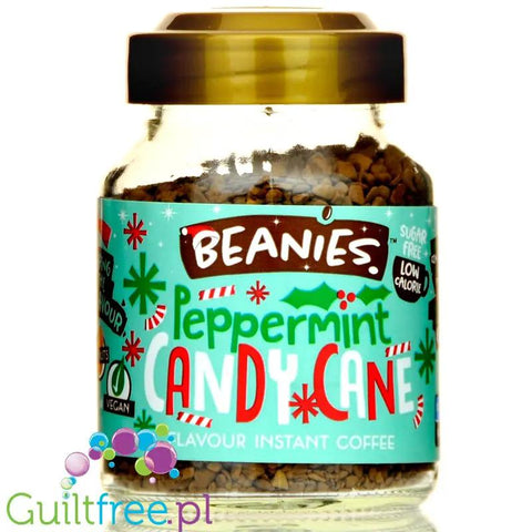 Beanies Peppermint Candy Cane - liofilizowana, aromatyzowana kawa instant 2kcal by Beanies Flavour Coffee (beanies-peppermint-candy-cane-liofilizowana-aromatyzowana-kawa-instant-2kcal)