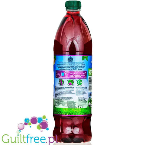 Robinsons Apple & Blackcurrant Squash - skoncentrowany syrop do rozcieńczania bez cukru i kalorii, Jabłko & Czarna Porzeczka by Robinson's (robinsons-apple-blackcurrant-squash-skoncentrowany-syrop-do-rozcienczania-bez-cukru-i-kalorii-jablko-czarna-porzeczka)