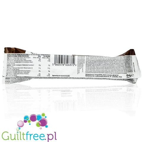 Phd Smart Plant Choc Peanut Brownie - wegański baton proteinowy bez cukru by PhD (phd-smart-plant-choc-peanut-brownie-weganski-baton-proteinowy-bez-cukru)