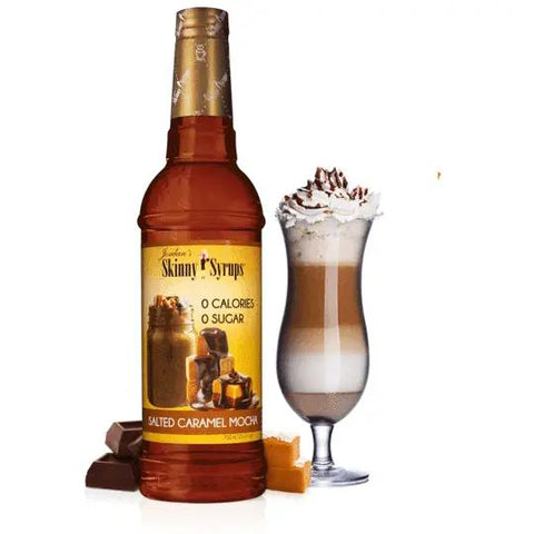 Jordan's Skinny Syrups Salted Caramel Mocha - syrop zero kalorii Kawa & Słony Karmel by Skinny Mixes Jordan's (skinny-syrups-sugar-free-salted-caramel-mocha-syrup)