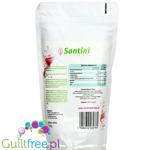 Santini słodzik erytrol (erytrytol) kryształ 0,5kg by Santini (santini-slodzik-erytrol-erytrytol-krysztal-05kg)