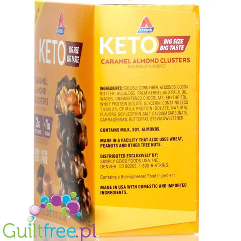 Atkins KETO Caramel Almond Clusters box 8pak- keto czekoladki bez cukru z karmelem i migdałami by Atkins (atkins-keto-caramel-almond-clusters-box-8pak-keto-czekoladki-bez-cukru-z-karmelem-i-migdalami)