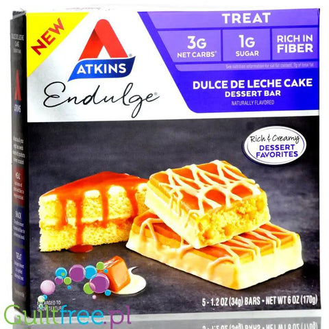 Atkins Endulge Dulce de Leche Cake, PUDEŁKO x 5szt by Atkins (atkins-endulge-dulce-de-leche-cake-pudelko)