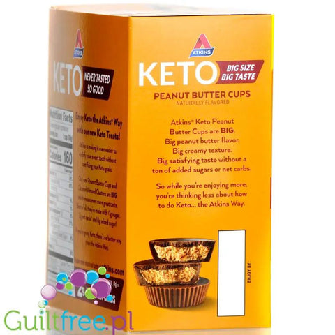 Atkins KETO Peanut Butter Cups box 8pak - keto miseczki z masłem orzechowym by Atkins (atkins-keto-peanut-butter-cups-box-8pak-keto-miseczki-z-maslem-orzechowym)