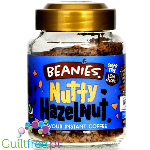 Beanies Nutty Hazelnut - liofilizowana, aromatyzowana kawa instant 2kcal by Beanies Flavour Coffee (beanies-nutty-hazelnut-liofilizowana-aromatyzowana-kawa-instant-2kcal)