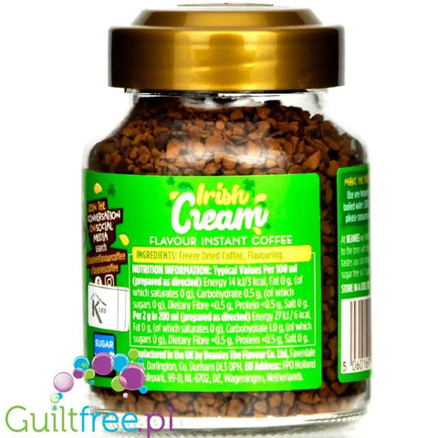 Beanies Irish Cream - liofilizowana, aromatyzowana kawa instant 2kcal by Beanies Flavour Coffee (beanies-irish-cream-liofilizowana-aromatyzowana-kawa-instant-2kcal)