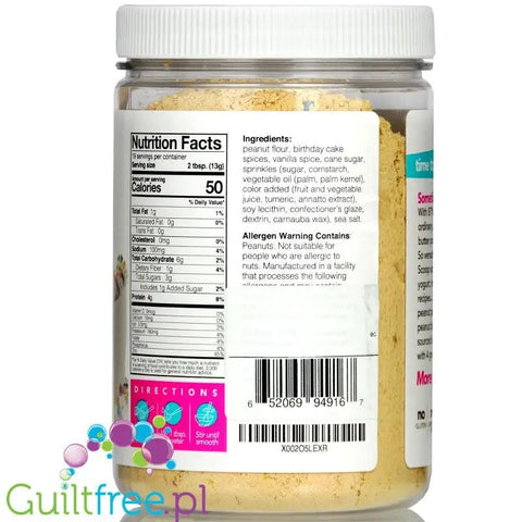 Nuts 'N More Peanut Powder Birthday Cake - masło orzechowe w proszku by Nuts'n more (nuts-n-more-peanut-powder-birthday-cake-maslo-orzechowe-w-proszku)