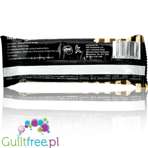Warrior Raw Protein Flapjack Cookies & Cream - owsiany baton białkowy ultra mało cukru by Warrior Crunch (warrior-raw-protein-flapjack-cookies-cream-owsiany-baton-bialkowy-ultra-malo-cukru)