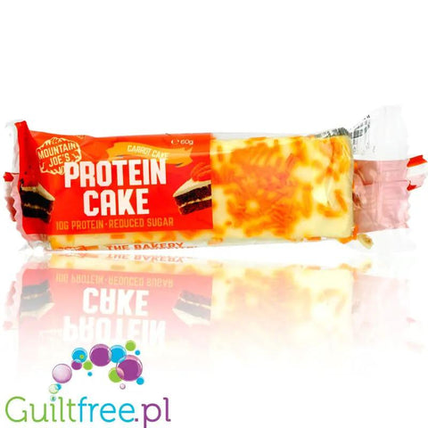 Mountain Joe's Protein Cake Carrot Cake - proteinowe ciastko z kremem waniliowym białą czekoladą i posypką pomarańczową by Mountain Joe's (mountain-joe-s-protein-cake-carrot-cake)