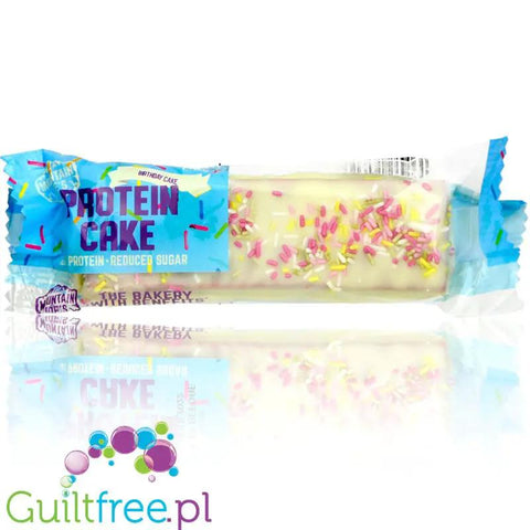 Mountain Joe's Protein Cake Birthday Cake - proteinowe ciastko z kremem , białą czeokaladą i posypką lukrową by Mountain Joe's (mountain-joe-s-protein-cake-birthday-cake)