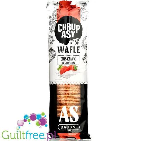 As Babuni Chrupasy Truskawka & Śmietanka, kruche wafelki by AS Babuni (as-babuni-chrupasy-truskawka-smietanka-kruche-wafelki)