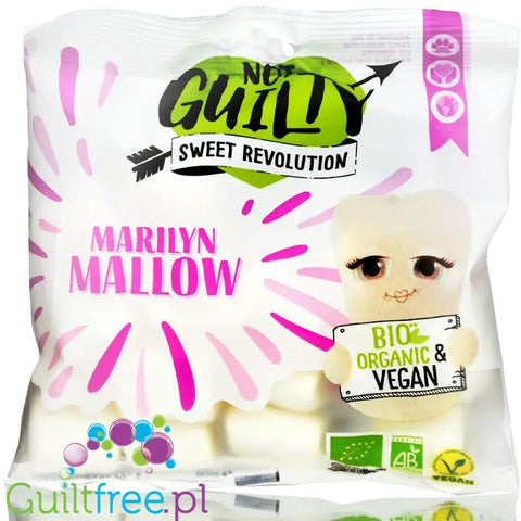 Not Guilty Marilyn Mallow Bio - wegańskie pianki marshmallow by Not Guilty (not-guilty-marilyn-mallow-bio-weganskie-pianki-marshmallow)