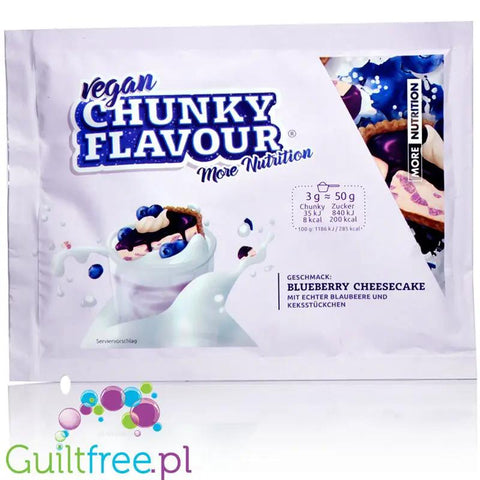 More Nutrition Chunky Flavor Blueberry Cheesecake - wegański aromat w proszku, Sernik Jagodowy & Ciasteczka by More Nutrition (more-nutrition-chunky-flavor-blueberry-cheesecake-aromat-w-proszku-sernik-jagodowy-ciasteczka)