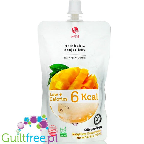 Jelly.B Konjac Jelly, Mango 6kcal - dietetyczna galaretka do picia bez cukru by Jelly.B Konjac Jelly (jellyb-konjac-jelly-mango-dietetyczna-galaretka-do-picia-bez-cukru)