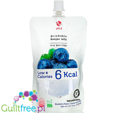 Jelly.B Konjac Jelly, Blueberry - koreańska galaretka do picia 6kcal, Jagoda by Jelly.B Konjac Jelly (jellyb-konjac-jelly-blueberry-koreanska-galaretka-do-picia-7kcal-jagoda)