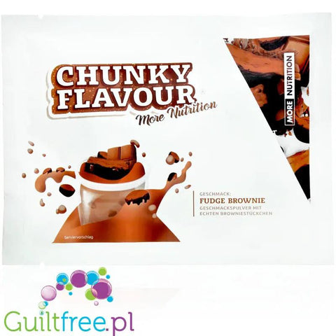 More Nutrition Chunky Flavor Fudge Brownie - aromat w proszku, Czekoladowe Brownie by More Nutrition (more-nutrition-chunky-flavor-fudge-brownie-aromat-w-proszku-czekoladowe-brownie)