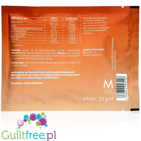 More Nutrition Chunky Flavor Fudge Brownie - aromat w proszku, Czekoladowe Brownie by More Nutrition (more-nutrition-chunky-flavor-fudge-brownie-aromat-w-proszku-czekoladowe-brownie)