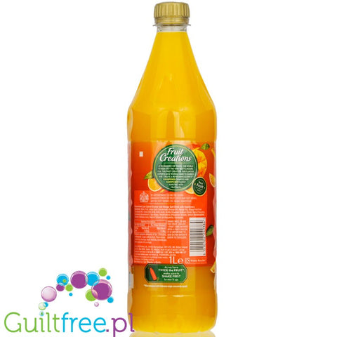Robinsons Fruit Creations Orange & Mango Squash - skoncentrowany syrop do rozcieńczania bez cukru i kalorii by Robinson's (robinsons-fruit-creations-orange-mango-squash-skoncentrowany-syrop-do-rozcienczania-bez-cukru-i-kalorii)