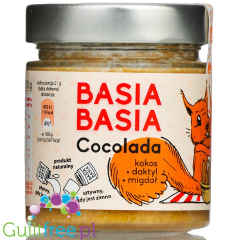 Basia Basia Cocolada - Krem z kokosa, daktyli i migdała by Basia Basia (basia-basia-cocolada-krem-z-kokosa-daktyli-i-migdala)