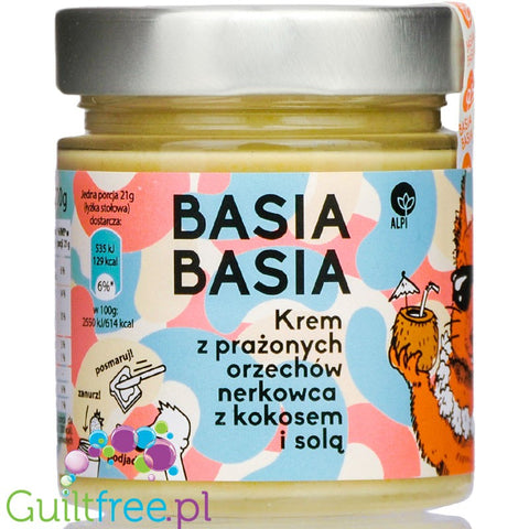 Basia Basia krem z prażonych nerkowców z kokosem i solą by Basia Basia (basia-basia-krem-z-prazonych-nerkowcow-z-kokosem-i-sola)
