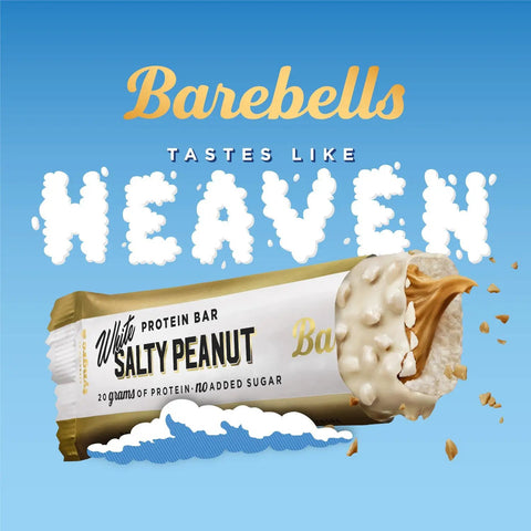 Barebells White Salty Peanut - baton białkowy Biała Czekolada & Solone Orzechy by Barebells (barebells-white-salty-peanut-baton-bialkowy-biala-czekolada-solone-orzechy)