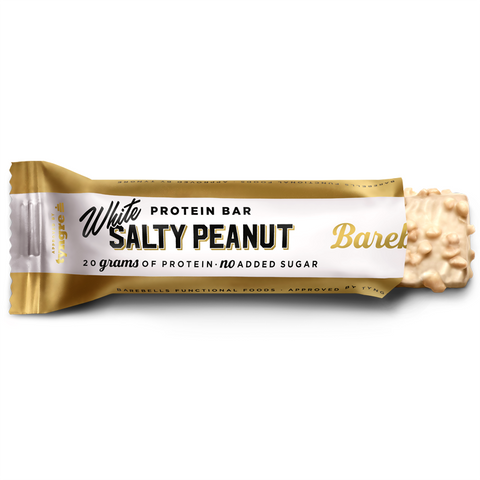 Barebells White Salty Peanut - baton białkowy Biała Czekolada & Solone Orzechy by Barebells (barebells-white-salty-peanut-baton-bialkowy-biala-czekolada-solone-orzechy)
