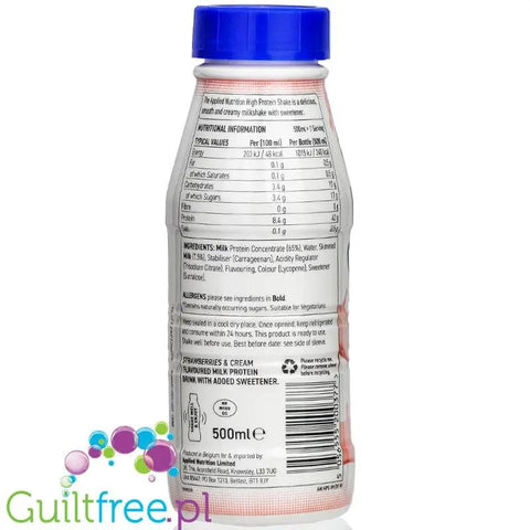 Applied Nutrition Protein Shake Strawberries & Cream - gotowy szejk proteinowy 42g białka & 240kcal by Applied Nutrition (applied-nutrition-protein-shake-strawberries-cream-gotowy-szejk-proteinowy-42g-bialka-240kcal)