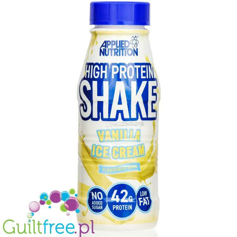 Applied Nutrition Protein Shake Vanilla Ice Cream - gotowy szejk proteinowy 42g białka & 240kcal by Applied Nutrition (applied-nutrition-protein-shake-vanilla-ice-cream-gotowy-szejk-proteinowy-42g-bialka-240kcal)