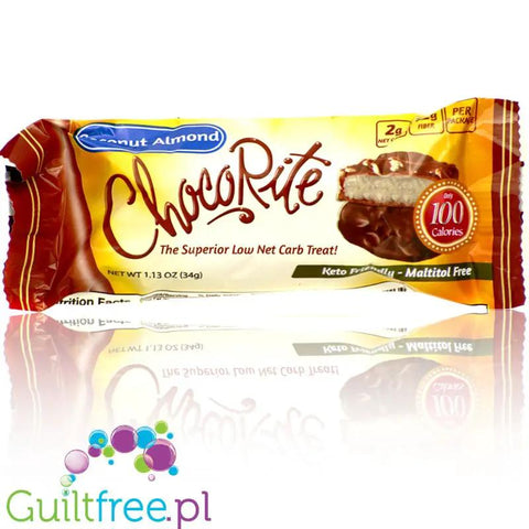 Healthsmart ChocoRite Coconut Almond - czekoladki kokosowo-migdałowe w polewie bez cukru by HealthSmart Foods (healthsmart-chocorite-coconut-almond)