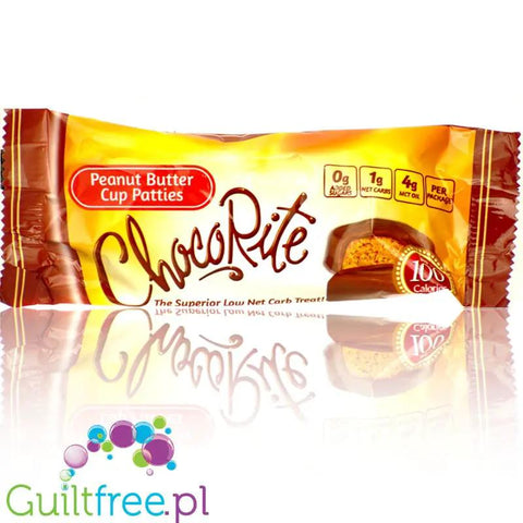 Healthsmart Chocorite Peanut Butter Patties PUDEŁKO x 16 batonów by HealthSmart Foods (healthsmart-chocorite-peanut-butter-patties-box-x-16-bars)
