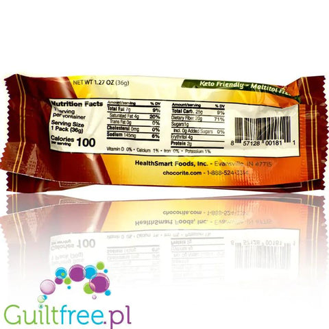 Healthsmart Chocorite Peanut Butter Patties PUDEŁKO x 16 batonów by HealthSmart Foods (healthsmart-chocorite-peanut-butter-patties-box-x-16-bars)